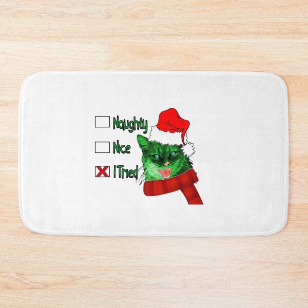 Item preview, Grinch Christmas Kitty designed and sold by dpenn.