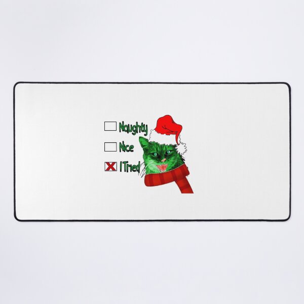 Item preview, Grinch Christmas Kitty designed and sold by dpenn.
