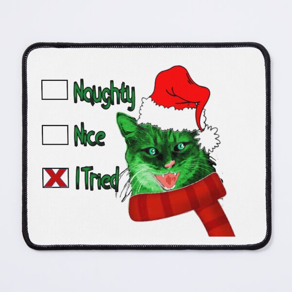 Item preview, Grinch Christmas Kitty designed and sold by dpenn.