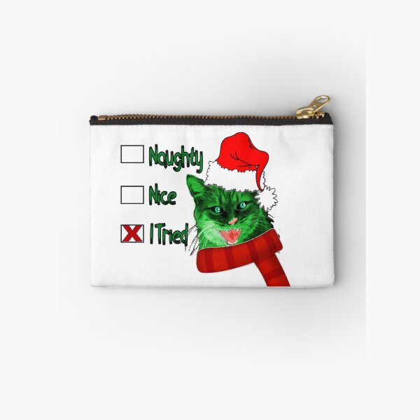Item preview, Grinch Christmas Kitty designed and sold by dpenn.