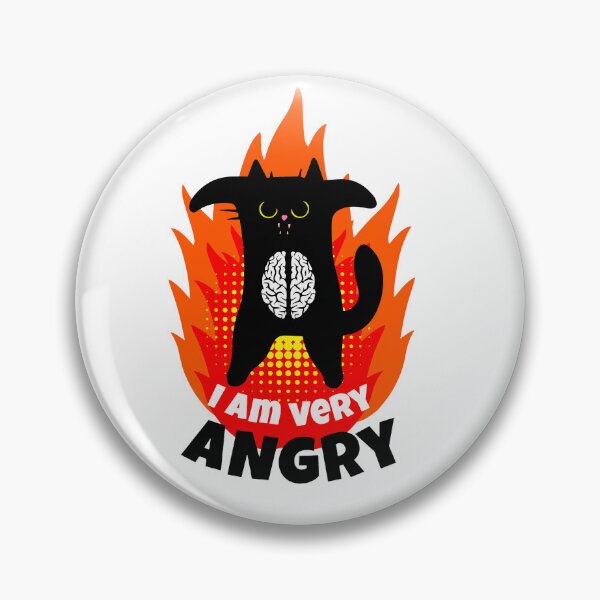 Item preview, Angry cute Cat designed and sold by Right-Fit27.