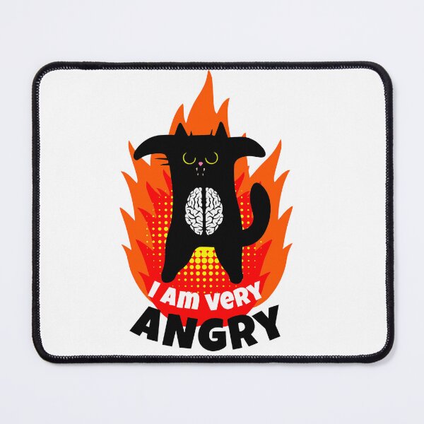 Item preview, Angry cute Cat designed and sold by Right-Fit27.
