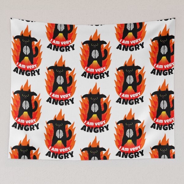 Item preview, Angry cute Cat designed and sold by Right-Fit27.
