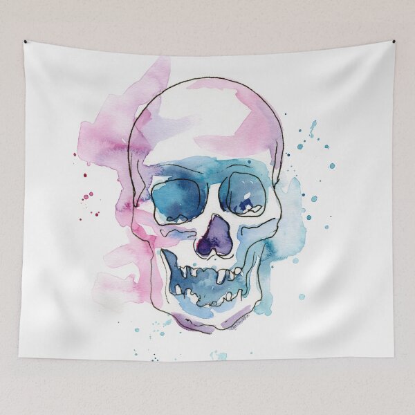 Item preview, Abstract Colorful Skull designed and sold by Olga Shvartsur.