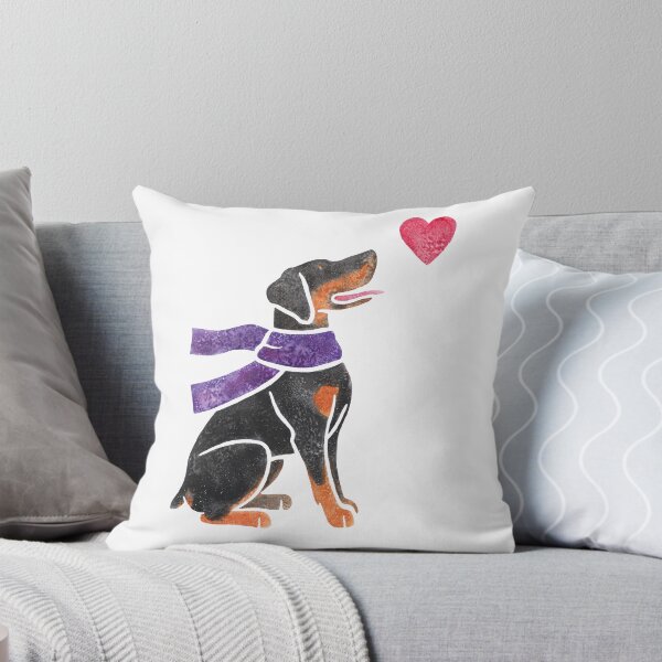 Item preview, Watercolour Doberman designed and sold by animalartbyjess.