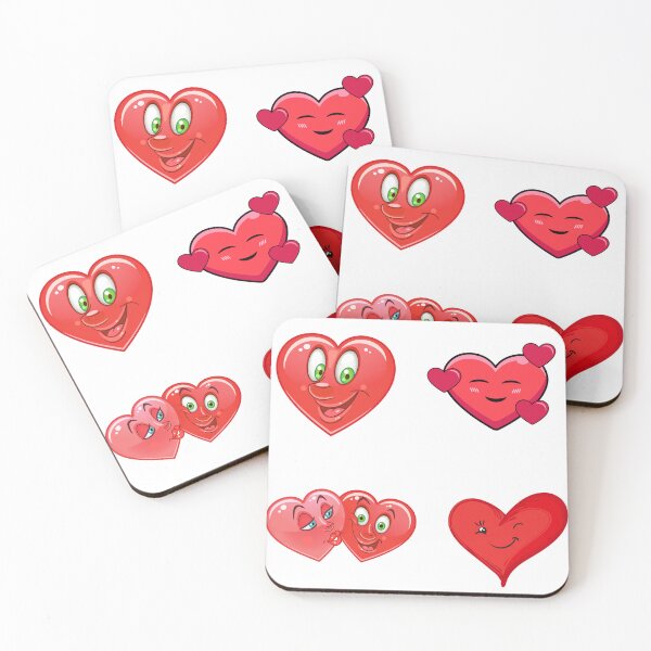 Item preview, Red Heart emojis pack for lovers especially in Christmas Time   designed and sold by MichaelGrace.