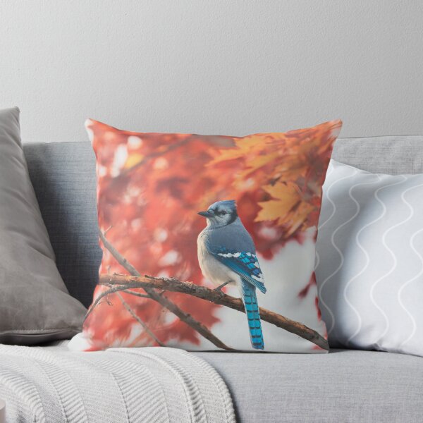 Item preview, Autumnal Maple with Blue Jay designed and sold by Elevated Imaging .