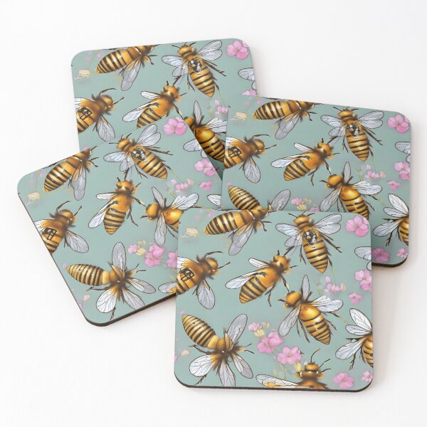 Item preview, Buzzworthy bee wallpaper 1.0 designed and sold by MoonsideGallery.