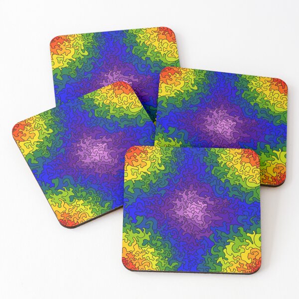 Item preview, Rainbow squiggles  designed and sold by The-Floral-One.