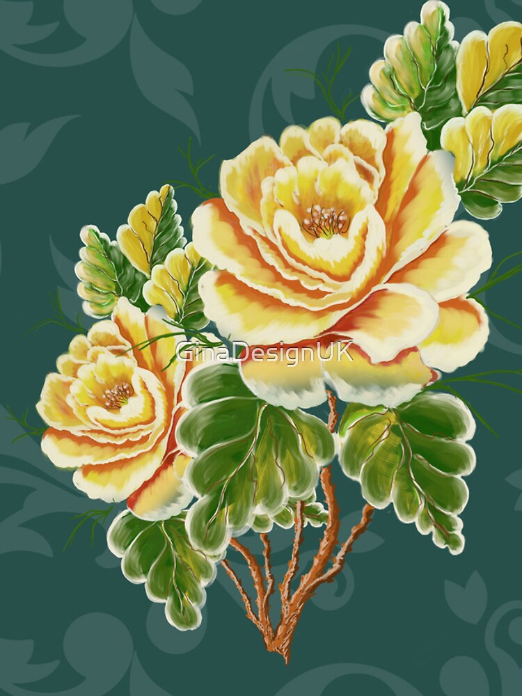 Thumbnail 4 of 4, iPhone Case, Yellow Roses designed and sold by GinaDesignUK.