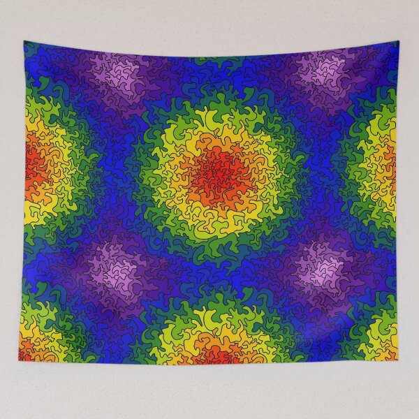 Item preview, Rainbow squiggles  designed and sold by The-Floral-One.