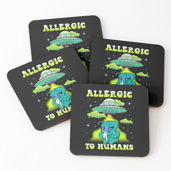 Item preview, Aliens Allergic to Humans designed and sold by woormle.
