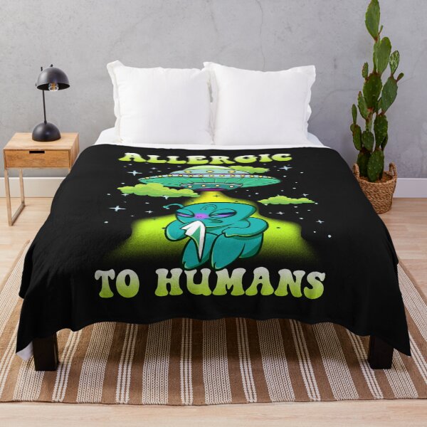 Item preview, Aliens Allergic to Humans designed and sold by woormle.