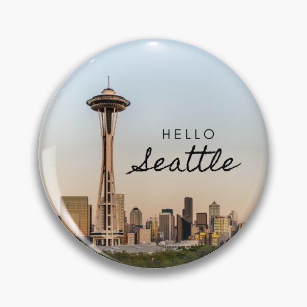 Item preview, Hello Seattle designed and sold by Little Owlet Art.