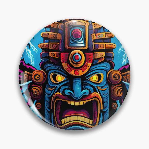 Item preview, aztec mask designed and sold by IA-Power.