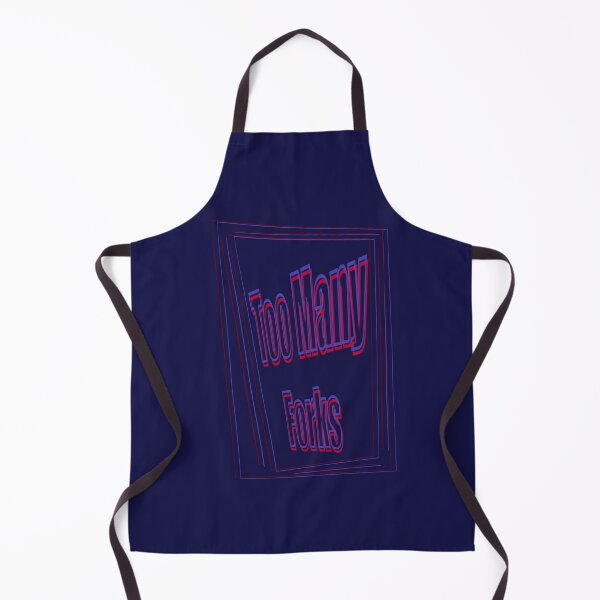 Item preview, Minimalist Neon Design with Too Many Forks Text - Neurodivergent designed and sold by jolabrese.