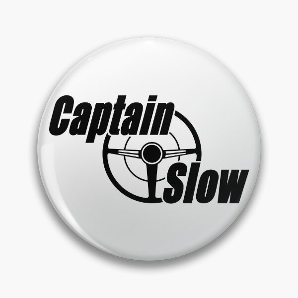 Item preview, Captain Slow Classic black logo designed and sold by designjaag.