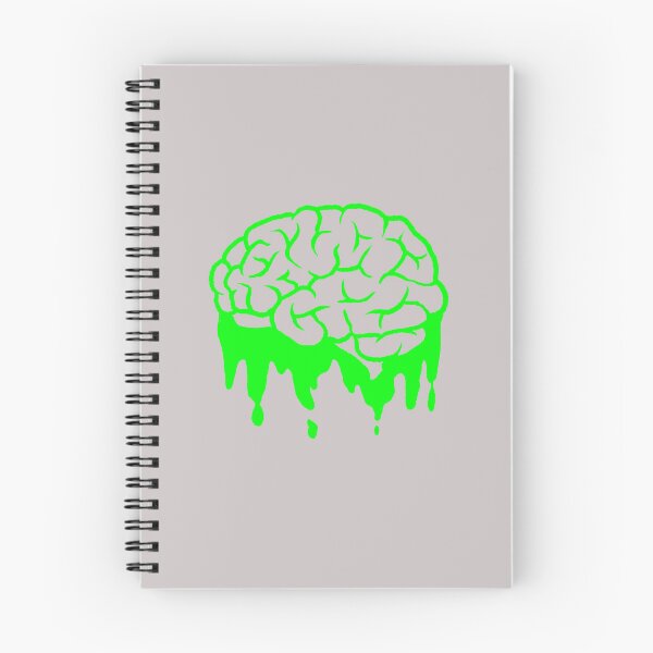 Item preview, green brain dripping goo designed and sold by DorcaYundt.