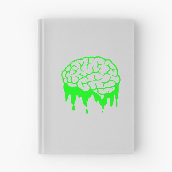 Item preview, green brain dripping goo designed and sold by DorcaYundt.