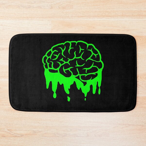 Item preview, green brain dripping goo designed and sold by DorcaYundt.
