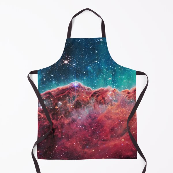 Item preview, Cosmic Cliffs Carina Nebula JWST Coral Pink Turquoise designed and sold by 2sweetsDesign.
