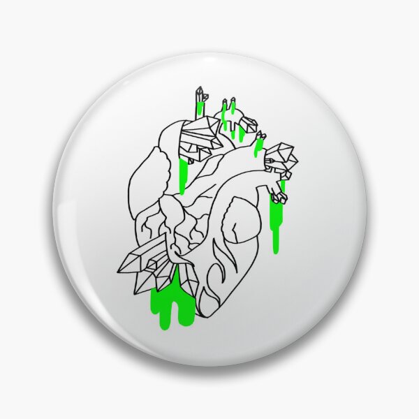 Item preview, Green Crystal Heart designed and sold by DorcaYundt.