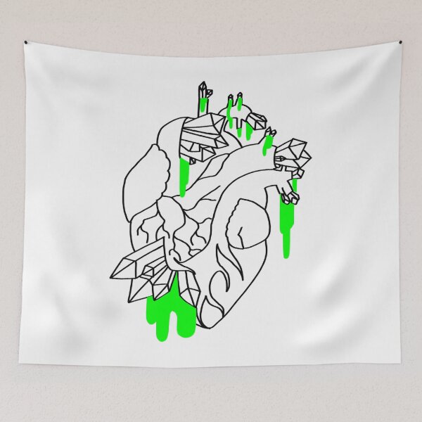 Item preview, Green Crystal Heart designed and sold by DorcaYundt.