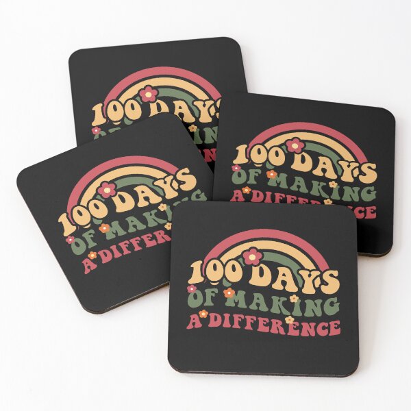 Item preview, Funny School Sayings: 100 Days Of Making A Difference, Teachers Squad, Students Squad designed and sold by AMINE  ★★★★★.