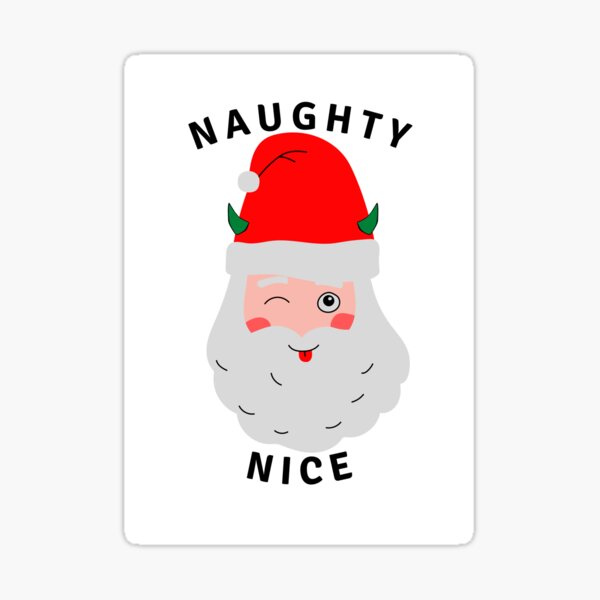 Naughty Or Nice Christmas Santa's Naughty List