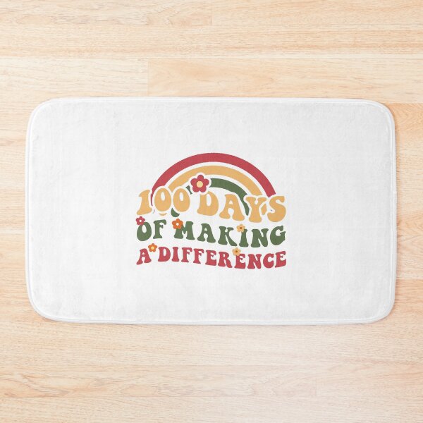 Item preview, Funny School Sayings: 100 Days Of Making A Difference, Teachers Squad, Students Squad designed and sold by AMINE  ★★★★★.