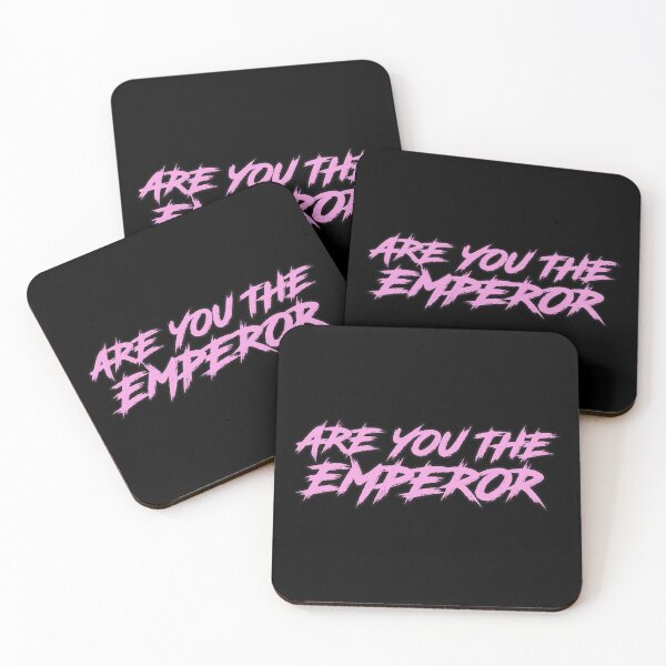 Item preview, ARE YOU THE EMPEROR (PINK BLACK OUTLINE) designed and sold by sarascoprox.