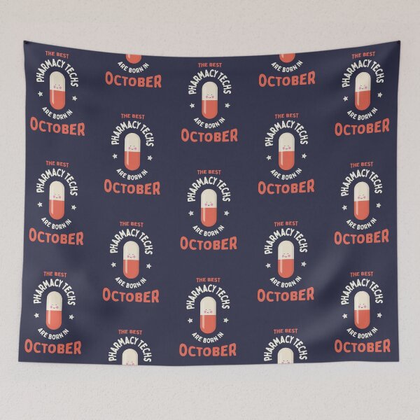 Item preview, The best pharmacy techs are born in Oktober designed and sold by Eenig.