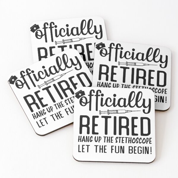 Item preview, Officially Retired Nurse designed and sold by lfinkbeiner12.