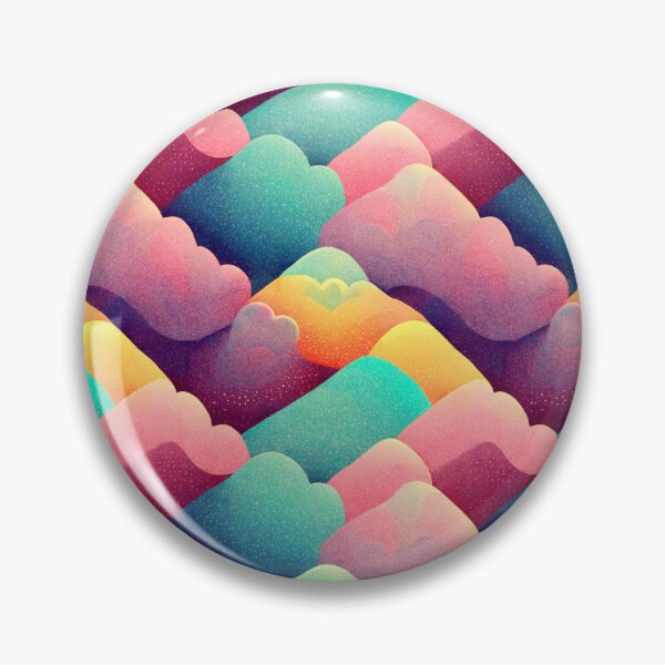 Item preview, Snowy Mountain Rainbow Clouds Textile designed and sold by TJino.