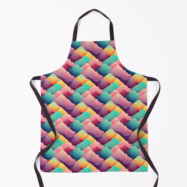 Item preview, Snowy Mountain Rainbow Clouds Textile designed and sold by TJino.