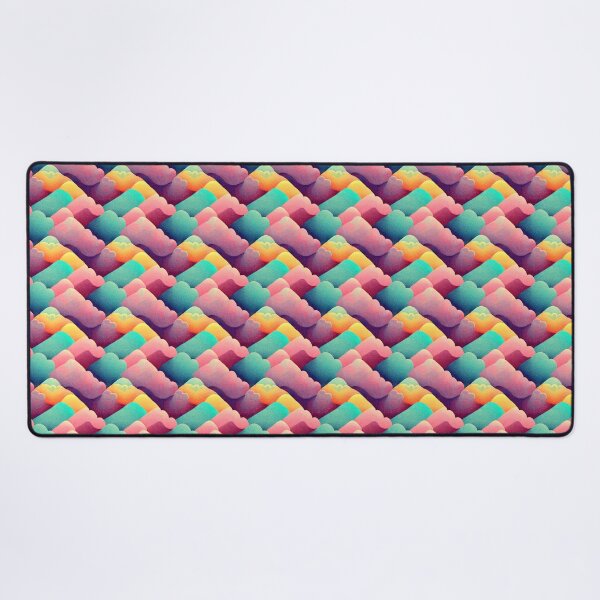 Item preview, Snowy Mountain Rainbow Clouds Textile designed and sold by TJino.