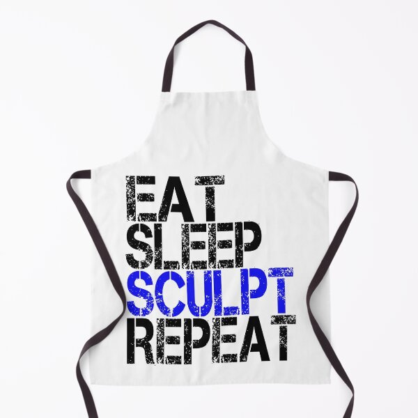 Item preview, Eat Sleep Sculpt Repeat, Grunge designed and sold by ACC .