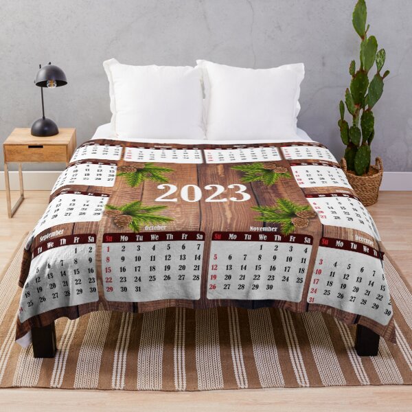 Item preview, 2023 Annual Calendar Wood Photo Background designed and sold by PinkPandaDesign.