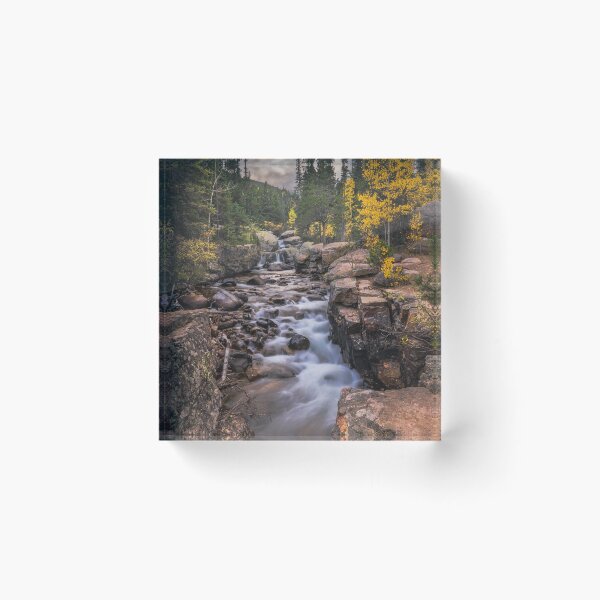 Item preview, North Saint Vrain Creek in Autumn designed and sold by Elevated Imaging .