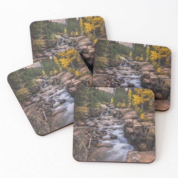 Item preview, North Saint Vrain Creek in Autumn designed and sold by Elevated Imaging .