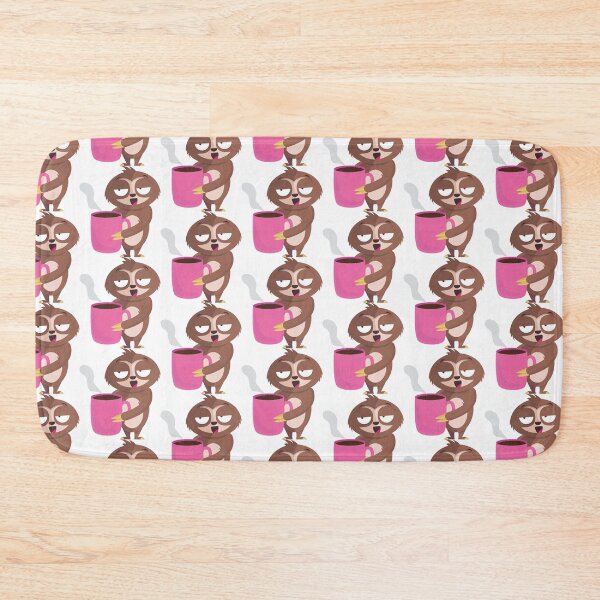 Item preview, Funny Cute sloth With Coffee Stack Sticker designed and sold by ELBStore.