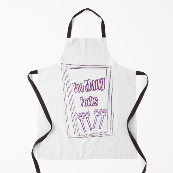 Item preview, Minimalist Neon Forks Design with Too Many Forks Text - Neurodivergent designed and sold by jolabrese.
