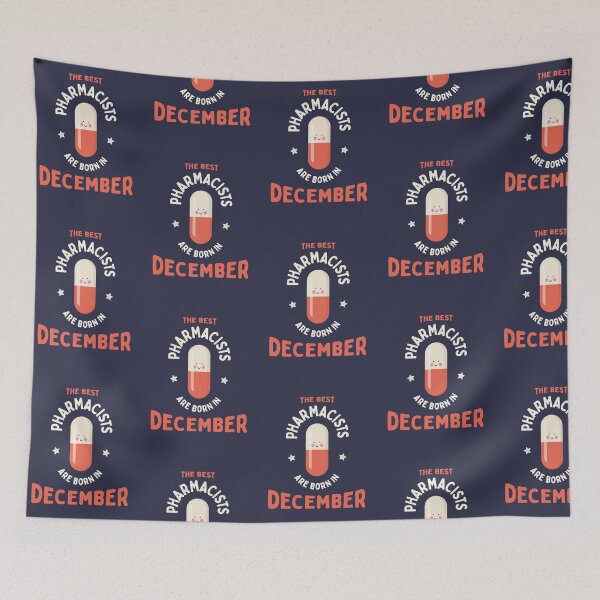 Item preview, The best pharmacists are born in December designed and sold by Eenig.