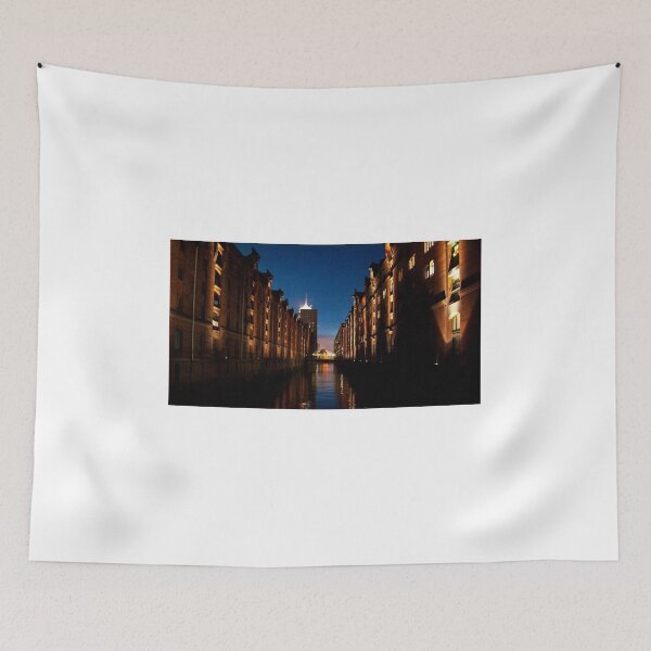 Item preview, Hamburg Speicherstadt by night designed and sold by hawkie.