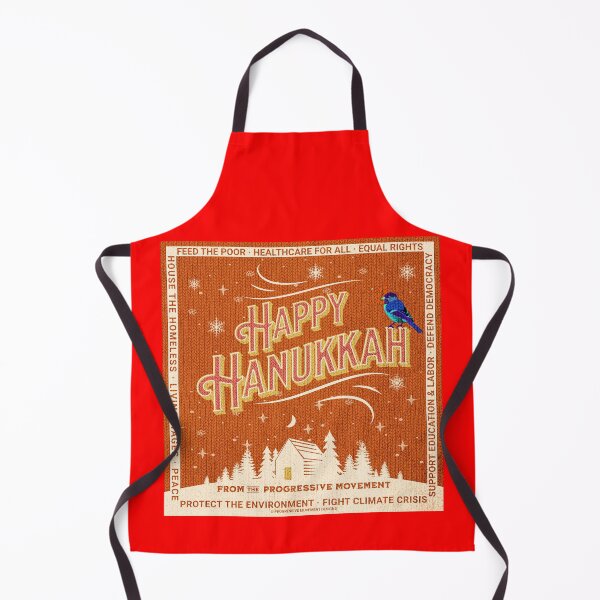 Aperçu de l'œuvre PMD00033 Progressive Movement Designs Happy Hanukka pull pas moche pour les progressistes créée et vendue par ProgressiveLeft.