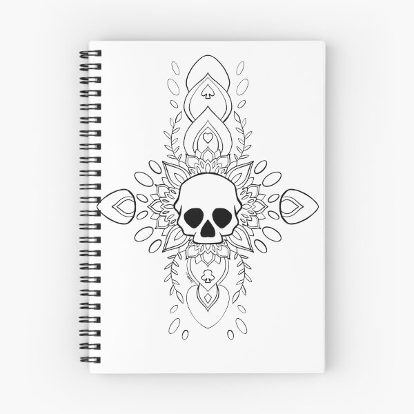 Item preview, Skull Mandala - Outline designed and sold by Ink Stained Art.