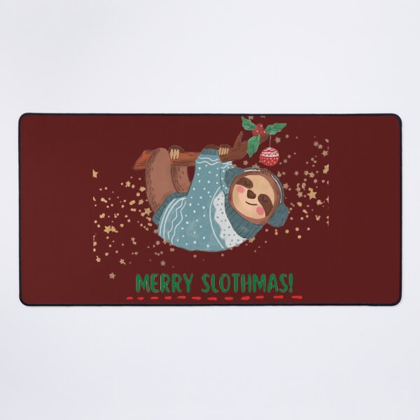 Item preview, Christmas Sloth Merry Slothmas designed and sold by FabDesigns91.