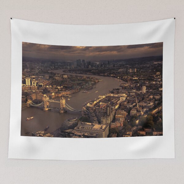 Item preview, Thames Meander Cityscape  designed and sold by hawkie.