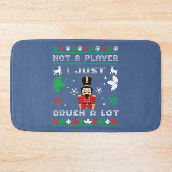 Artikelvorschau, Not A Player, I Just Crush A Lot – Unisex-Weihnachtspullover/Pullover (Farbpalette) – lustiges Weihnachts-Sweatshirt-Design entworfen und verkauft von raretshirtsuk.