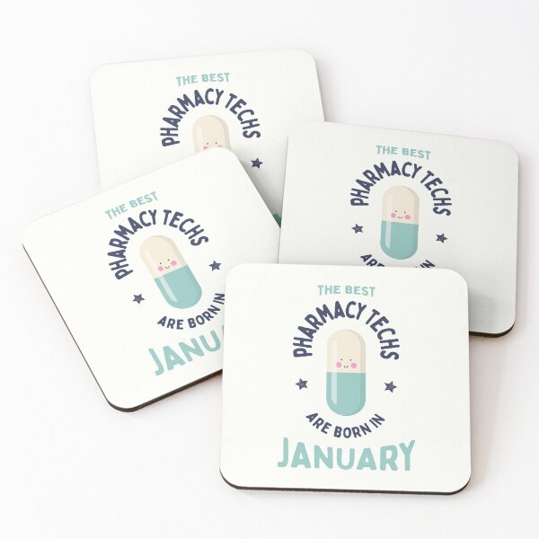 Item preview, The best pharmacy techs are born in January designed and sold by Eenig.
